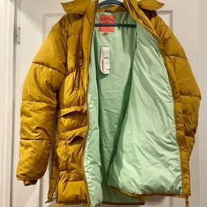 J.Crew Tall chateau signature puffer jacket with PrimaLoft® in Golden Topaz